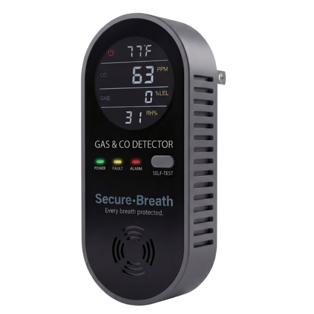 SecureBreath CO & Gas Detector (Bundles)