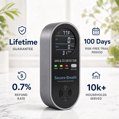 SecureBreath CO & Gas Detector (Bundles)